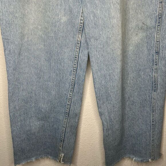Vintage Polo Jeans Co. Distressed Worker Strip Pant Jeans - Picture 3 of 9